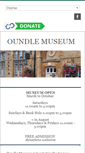 Mobile Screenshot of oundlemuseum.org.uk